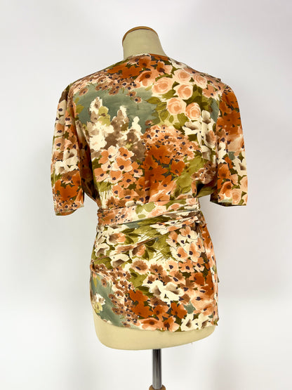 Blusa Epoca in Pura Seta anni '80