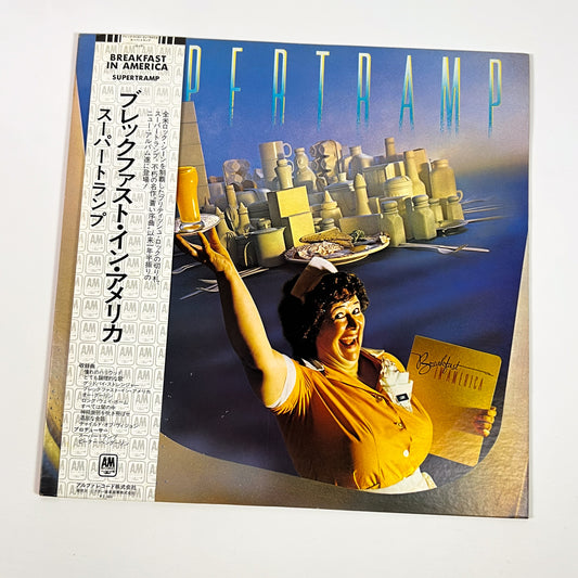 SUPERTRAMP – Breakfast in America 1ª Edizione Giapponese  – A&M AMP-6034 1979 RARO OBI BIANCO