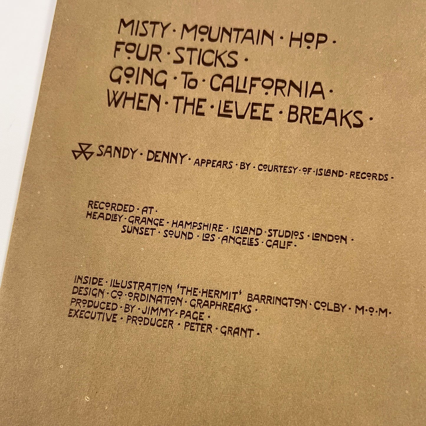 LED ZEPPELIN IV - 1ª Edizione Giapponese – Atlantic P-8166A 1971