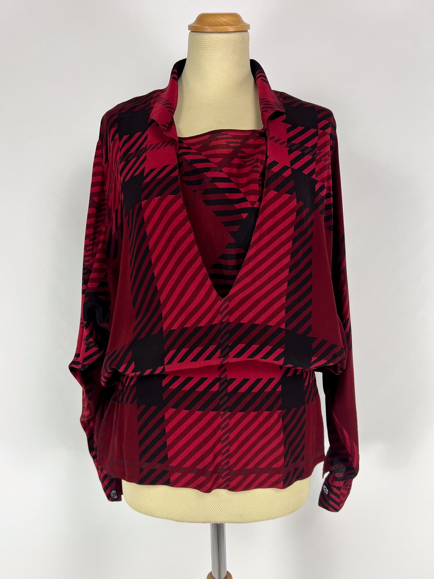 Blusa Pancaldi in Pura Seta anni '70