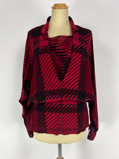 Blusa Pancaldi in Pura Seta anni '70
