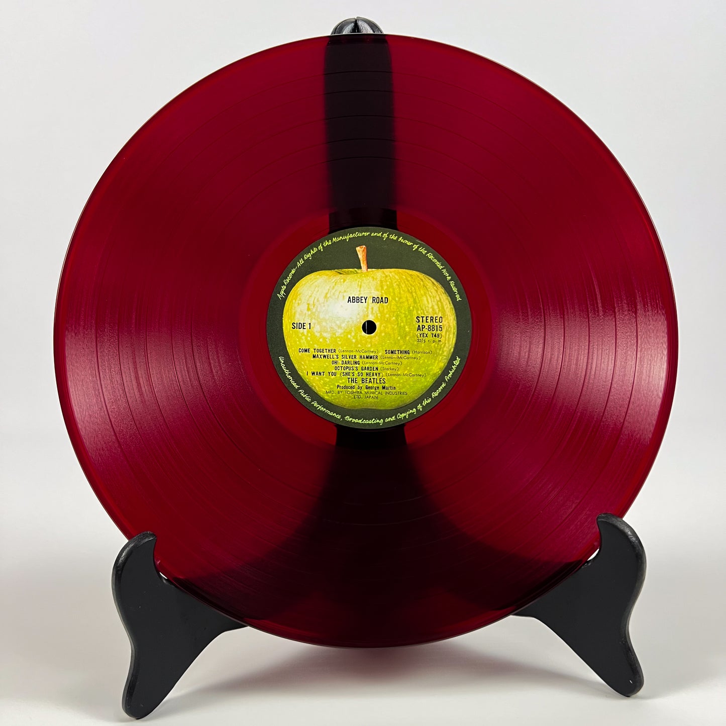 THE BEATLES – Abbey Road - 1ª Edizione Giapponese Apple AP-8815 1969 ROSSO + ERRORE DI STAMPA