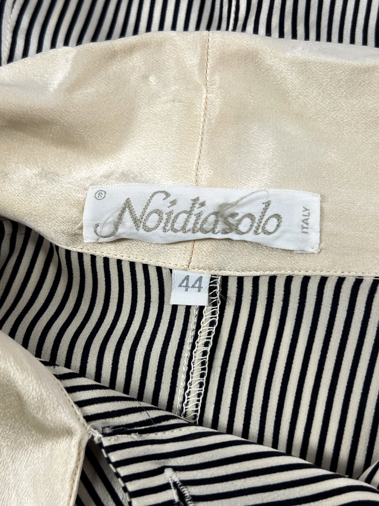 Camicia a Righe in Pura Seta anni '80