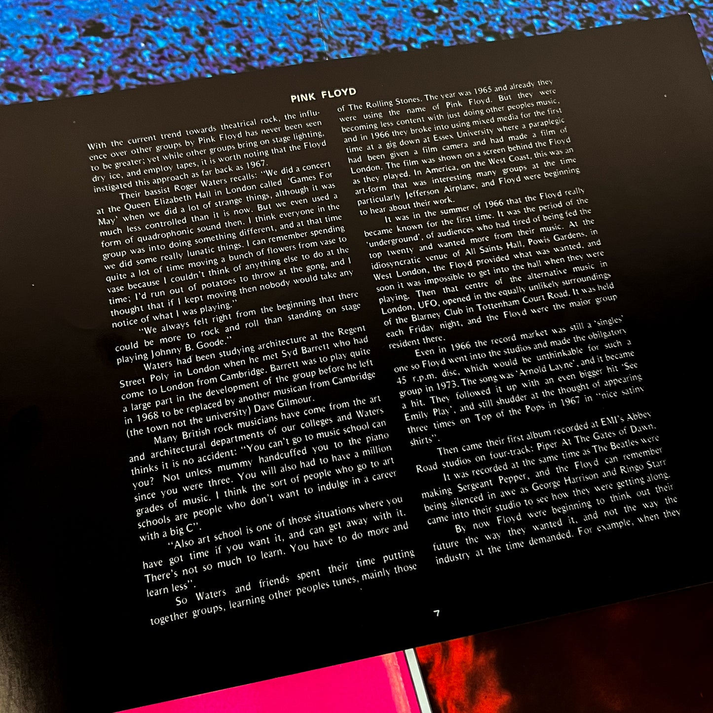 PINK FLOYD – The Dark Side of the Moon 1ª Edizione Giapponese – EMI/Odeon EOP-80778 1973