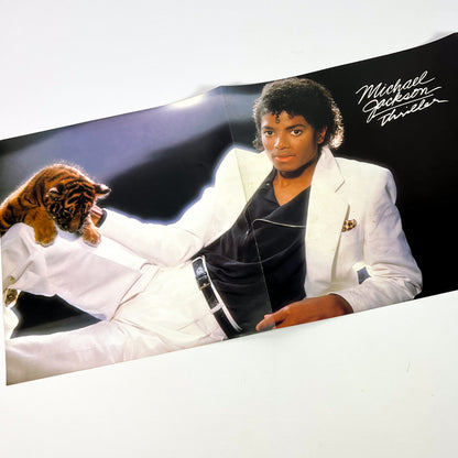 MICHAEL JACKSON – Thriller –  1ª Edizione Giapponese Epic 25 3P-399 1982 – POSTER / BOLLINO NERO