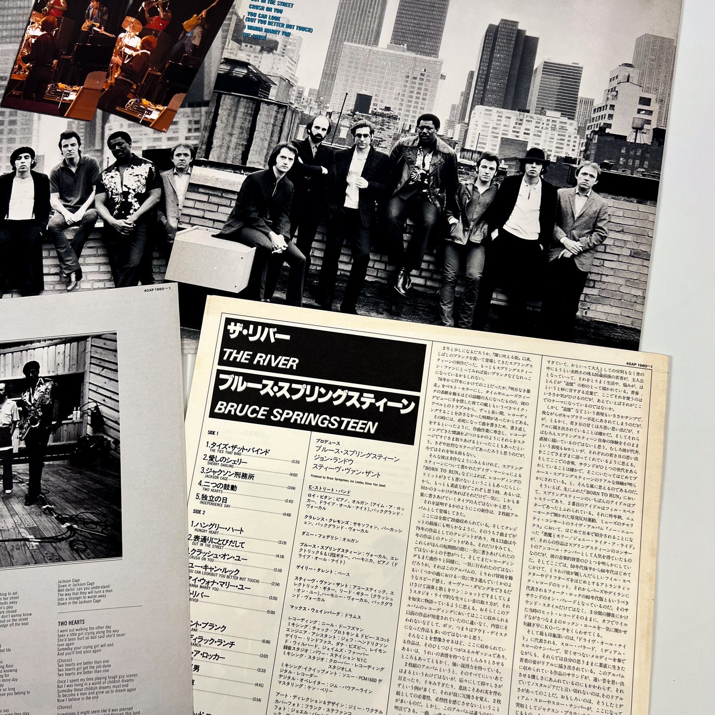 BRUCE SPRINGSTEEN – The River 1ère édition japonaise 2LP - CBS/Sony 40AP 1960~1 1980