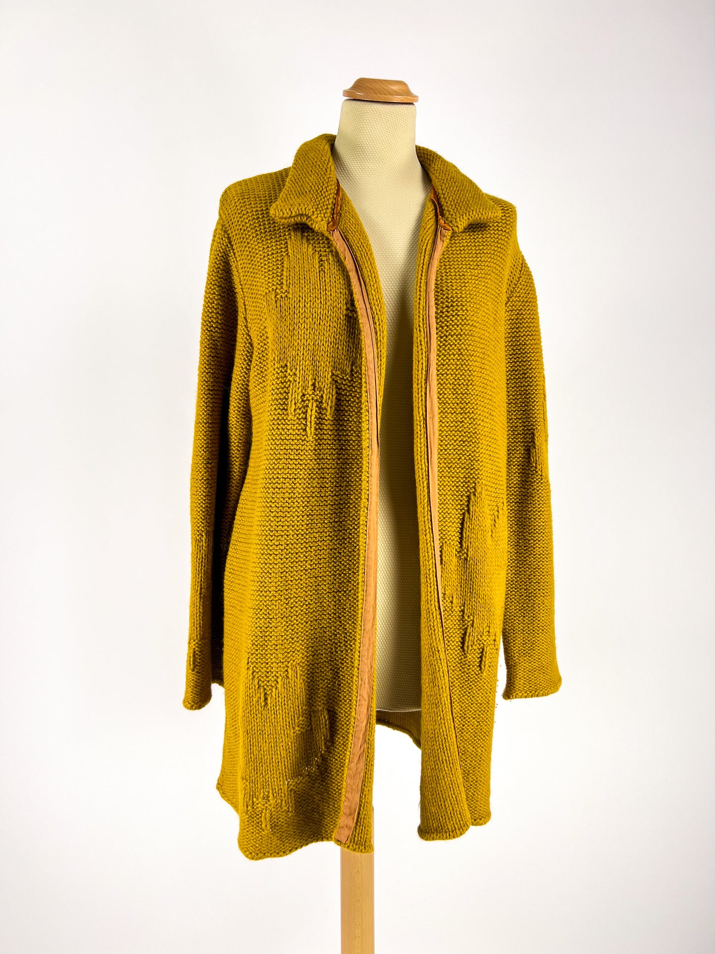 Cappotto in maglia anni ’70 Spazio