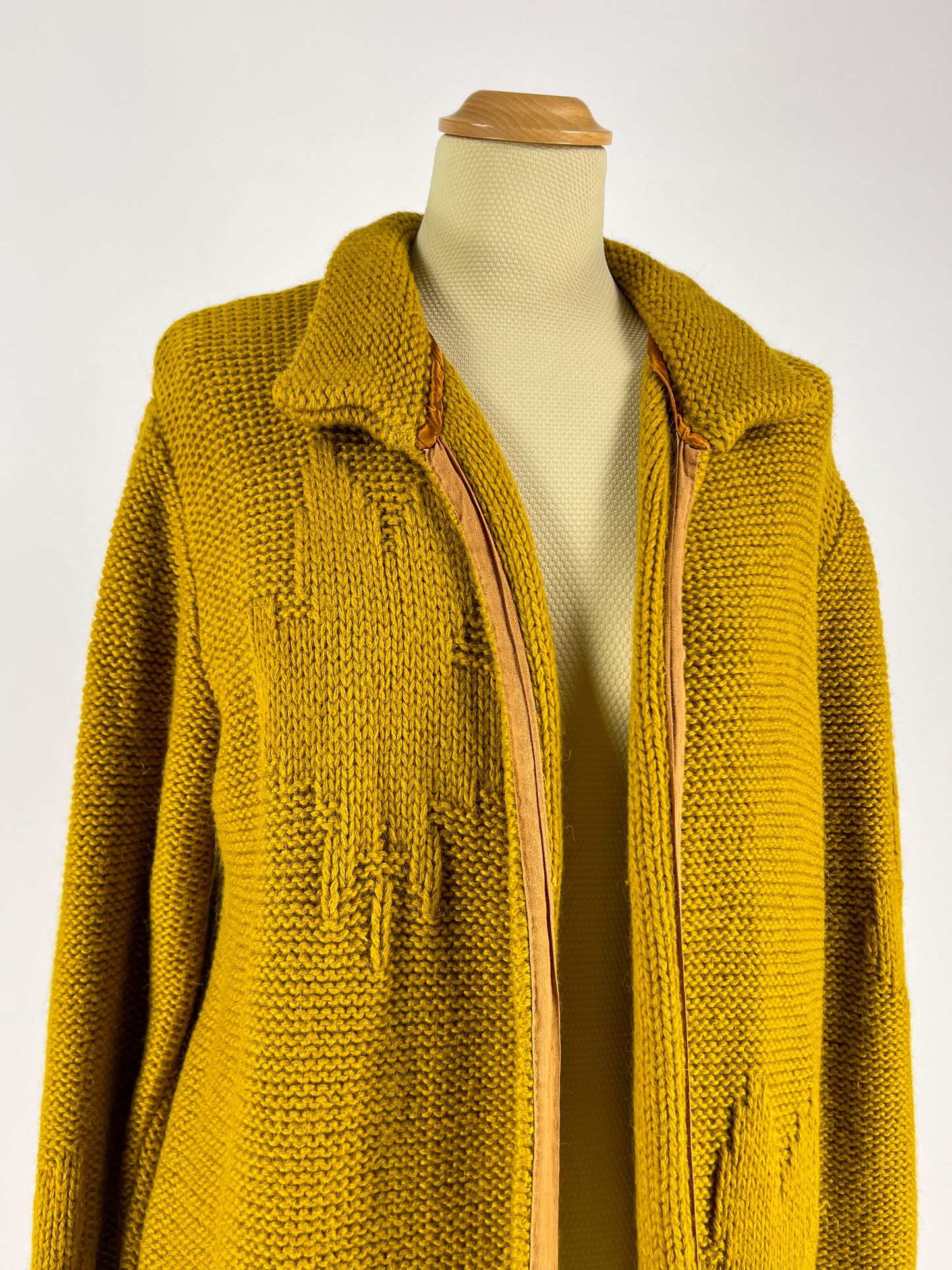 Cappotto in maglia anni ’70 Spazio
