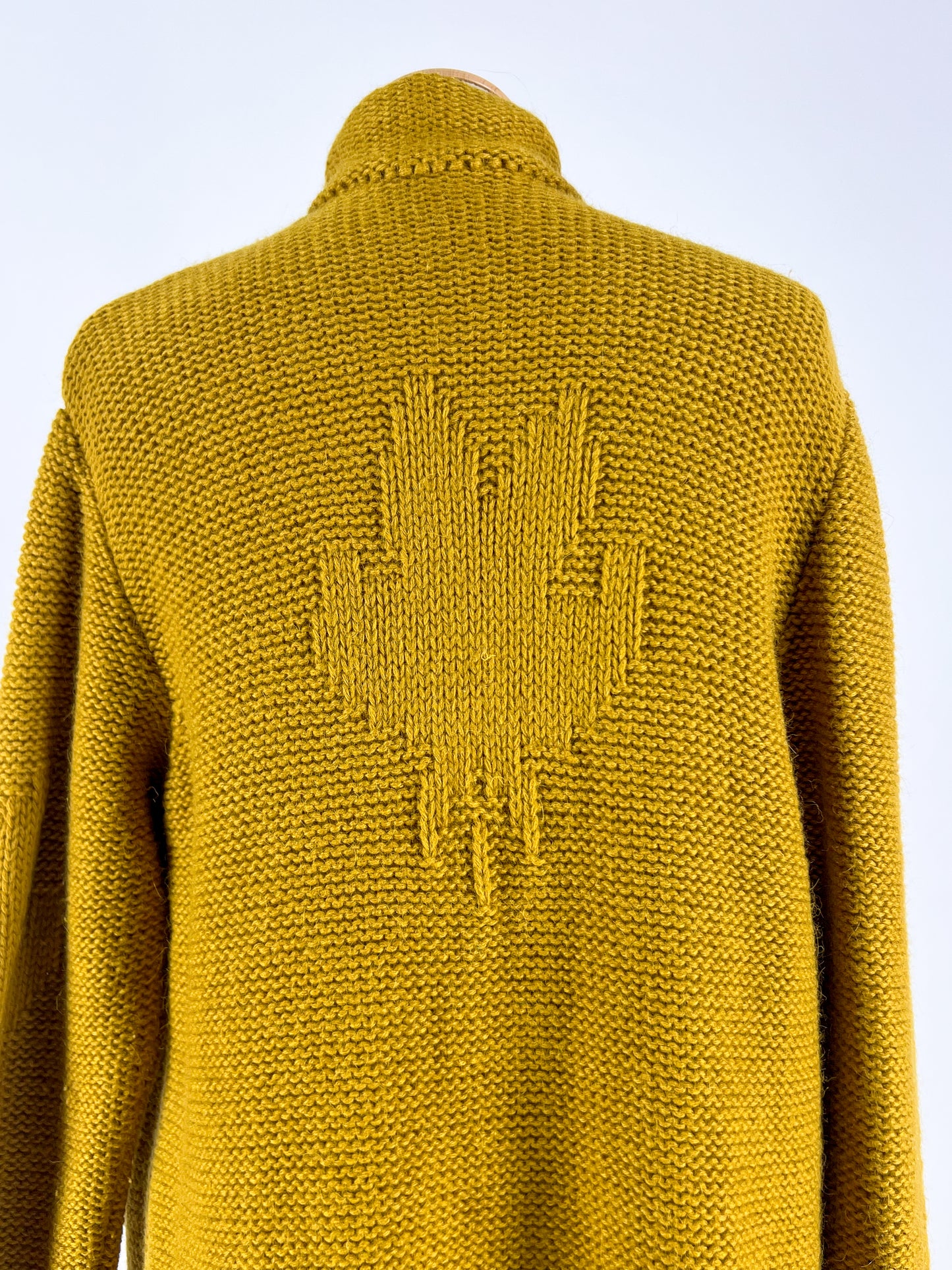 Cappotto in maglia anni ’70 Spazio