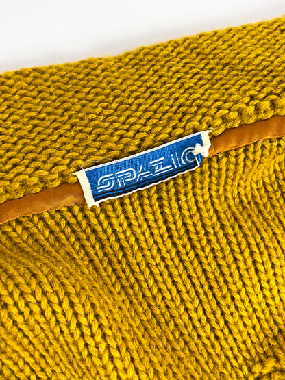 Cappotto in maglia anni ’70 Spazio