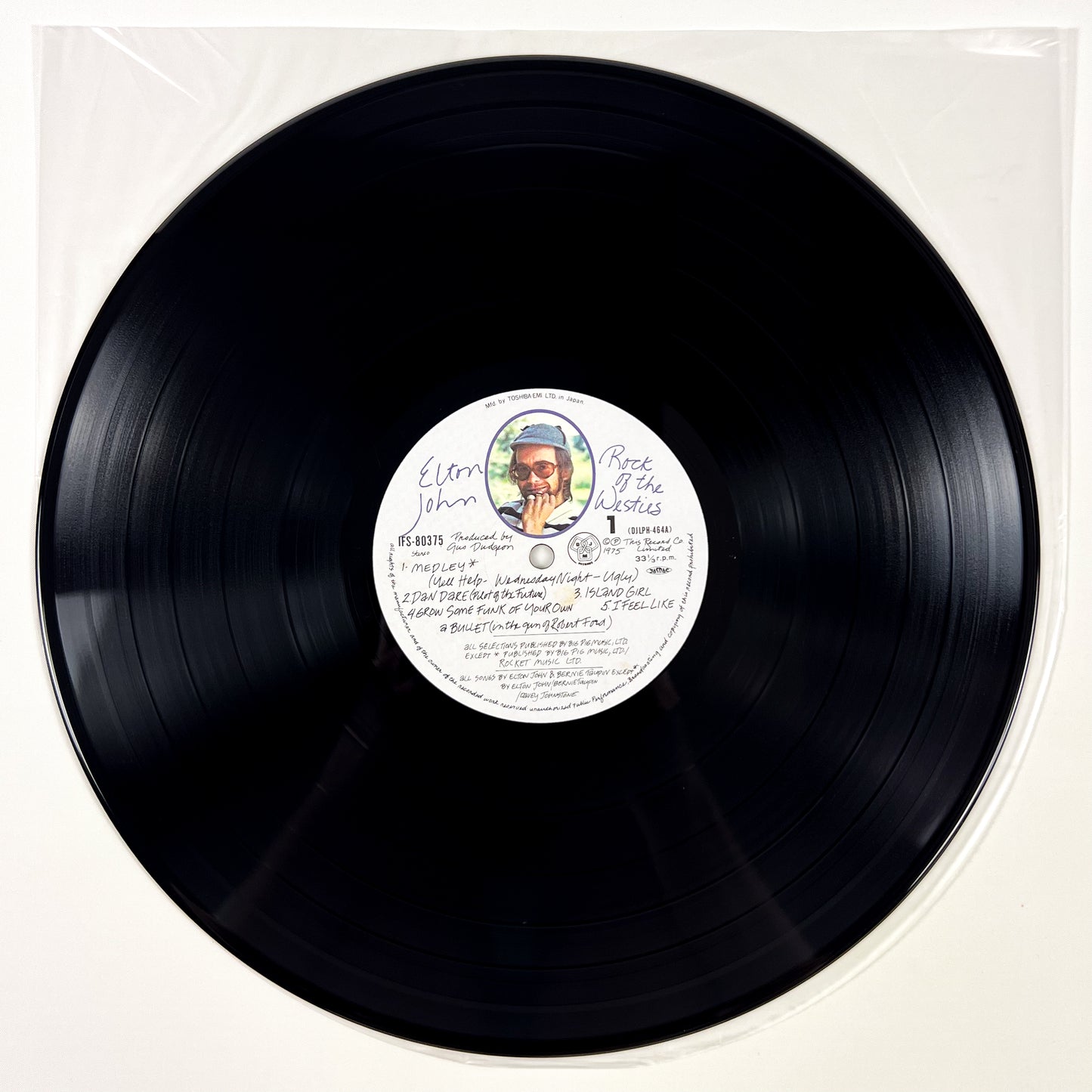 ELTON JOHN – Rock Of The Westies 1ª Edizione Giapponese - DJM/Toshiba EMI IFS-80375 1975