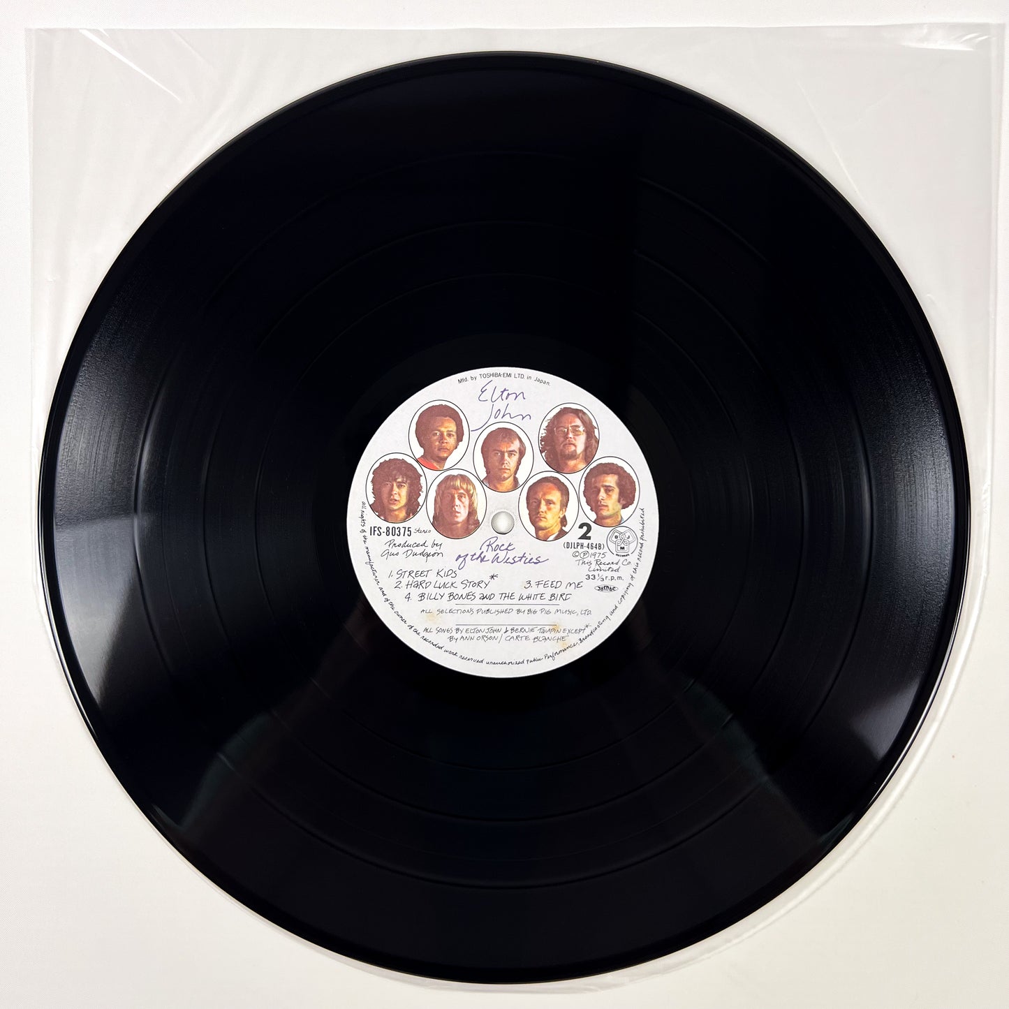 ELTON JOHN – Rock Of The Westies 1ª Edizione Giapponese - DJM/Toshiba EMI IFS-80375 1975