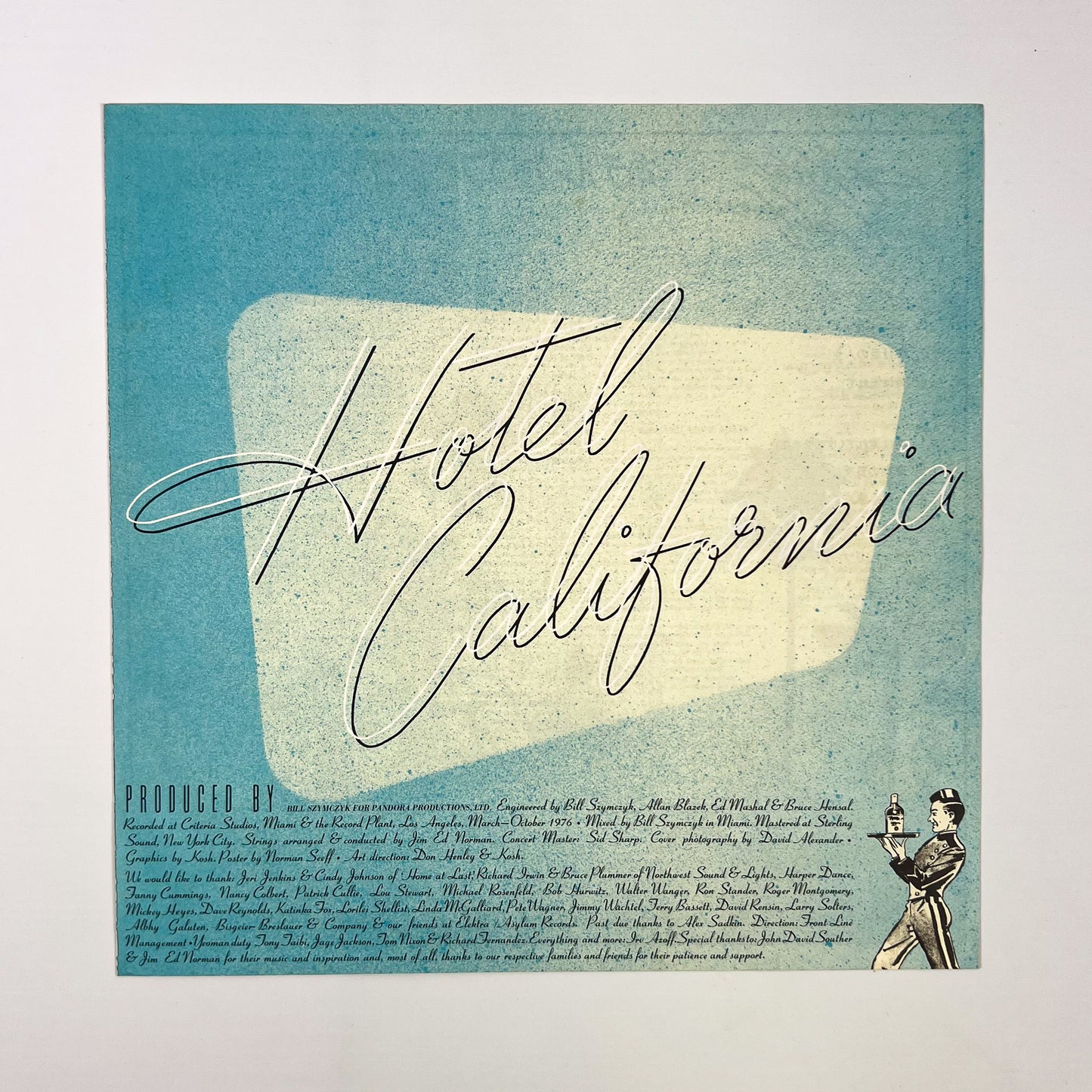 EAGLES - Hotel California -  1ª Edizione Giapponese P-10221Y 1976