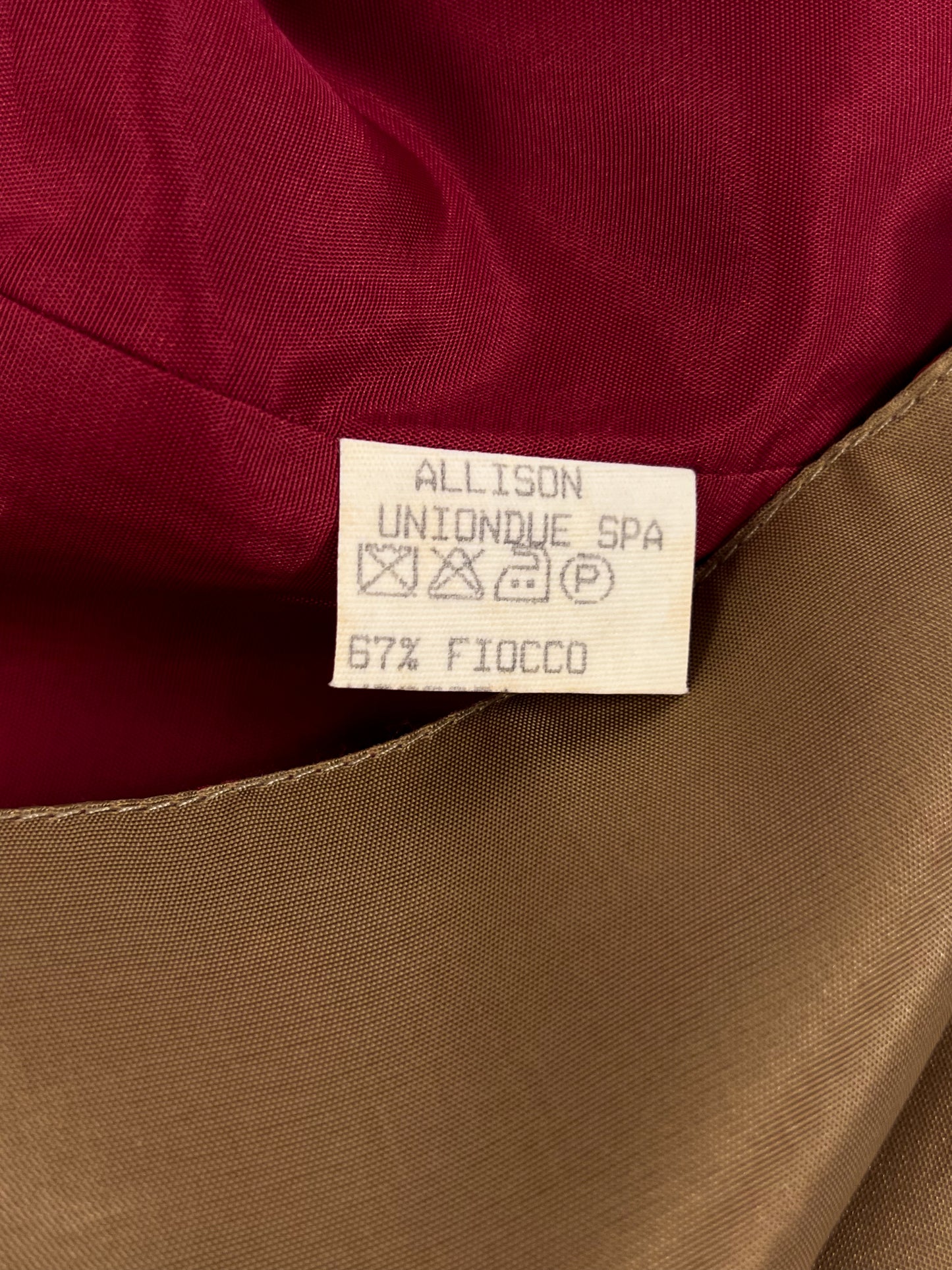 Gilet Allison jacquard floreale anni '70