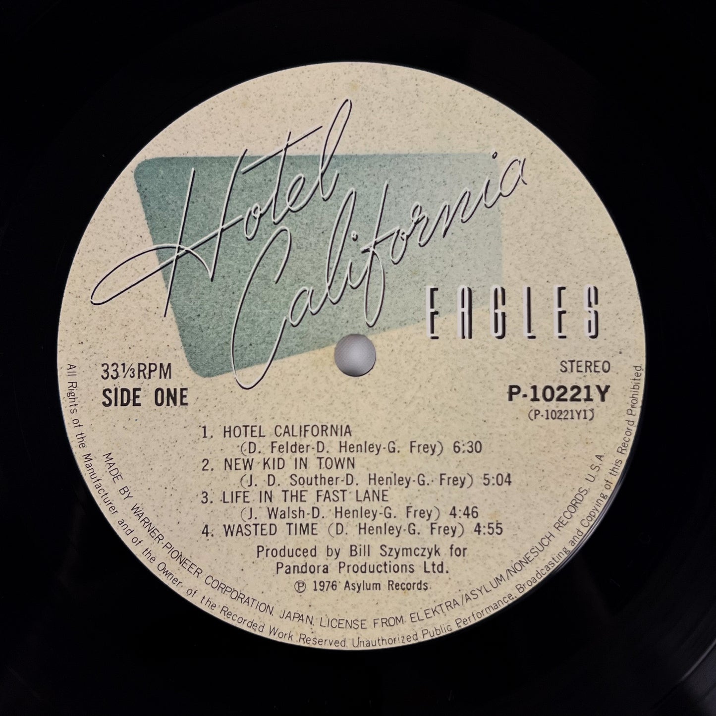 EAGLES - Hotel California -  1ª Edizione Giapponese P-10221Y 1976
