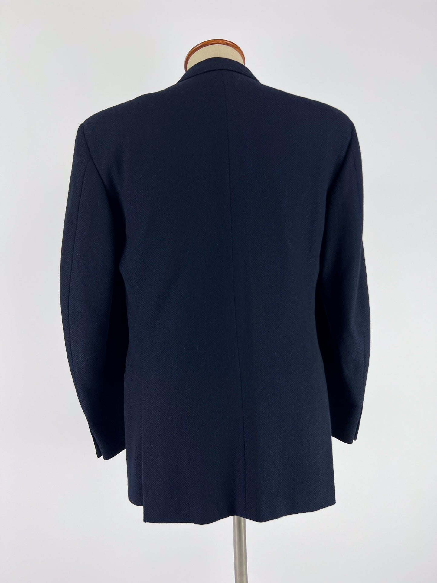 Giacca Trussardi Herringbone in Lana Extra Fine 100s