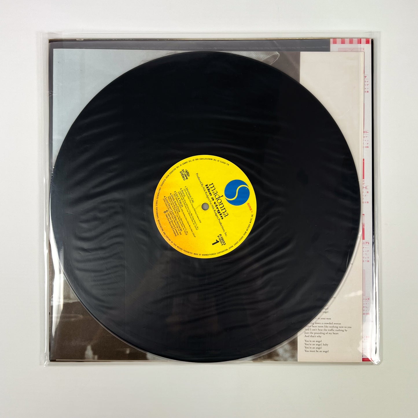 MADONNA – Like a Virgin 1ª Edizione Giapponese – Warner Pioneer P-13033 1984 SHRINK