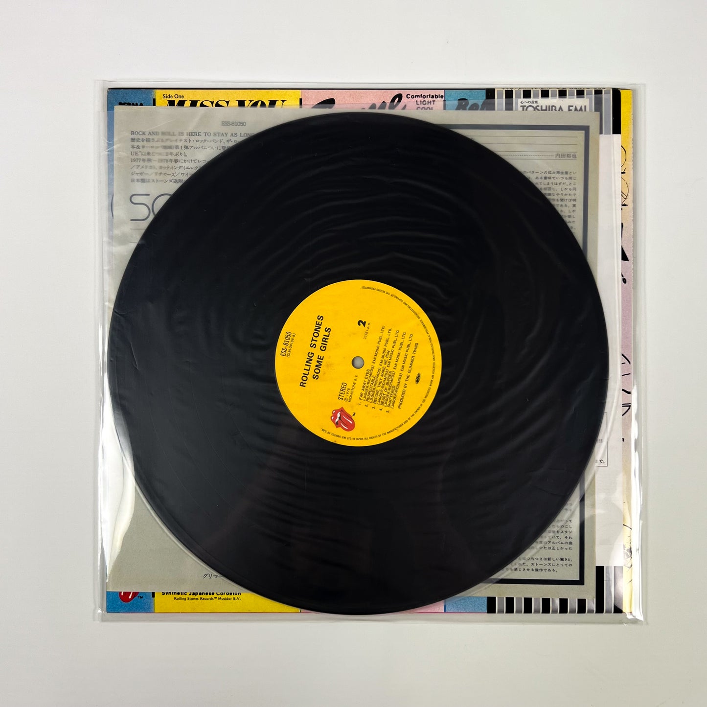 THE ROLLING STONES – Some Girls 1ª Edizione Giapponese - Rolling Stones Records/Toshiba EMI ESS-81050 1978
