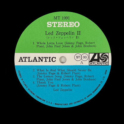 LED ZEPPELIN II – 1ª Edizione Giapponese MT-1091 1969