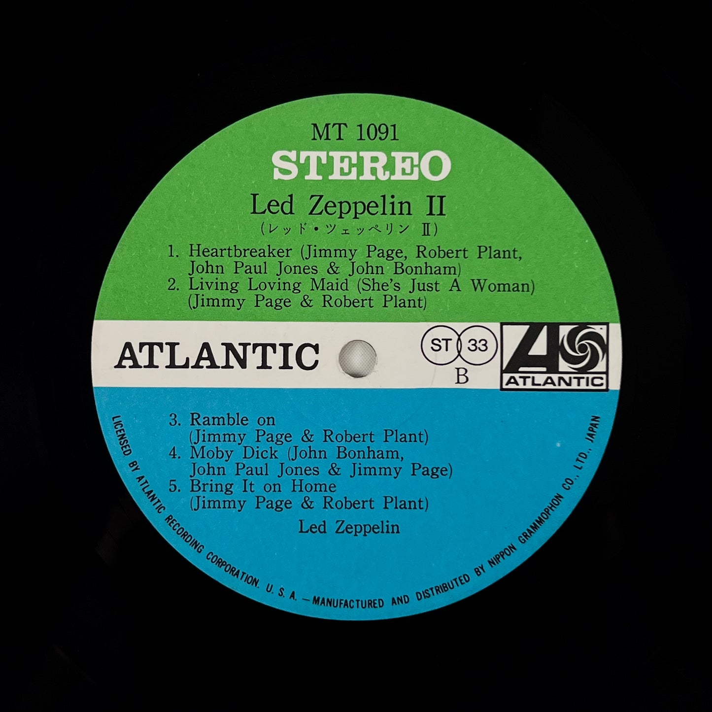 LED ZEPPELIN II – 1ª Edizione Giapponese MT-1091 1969