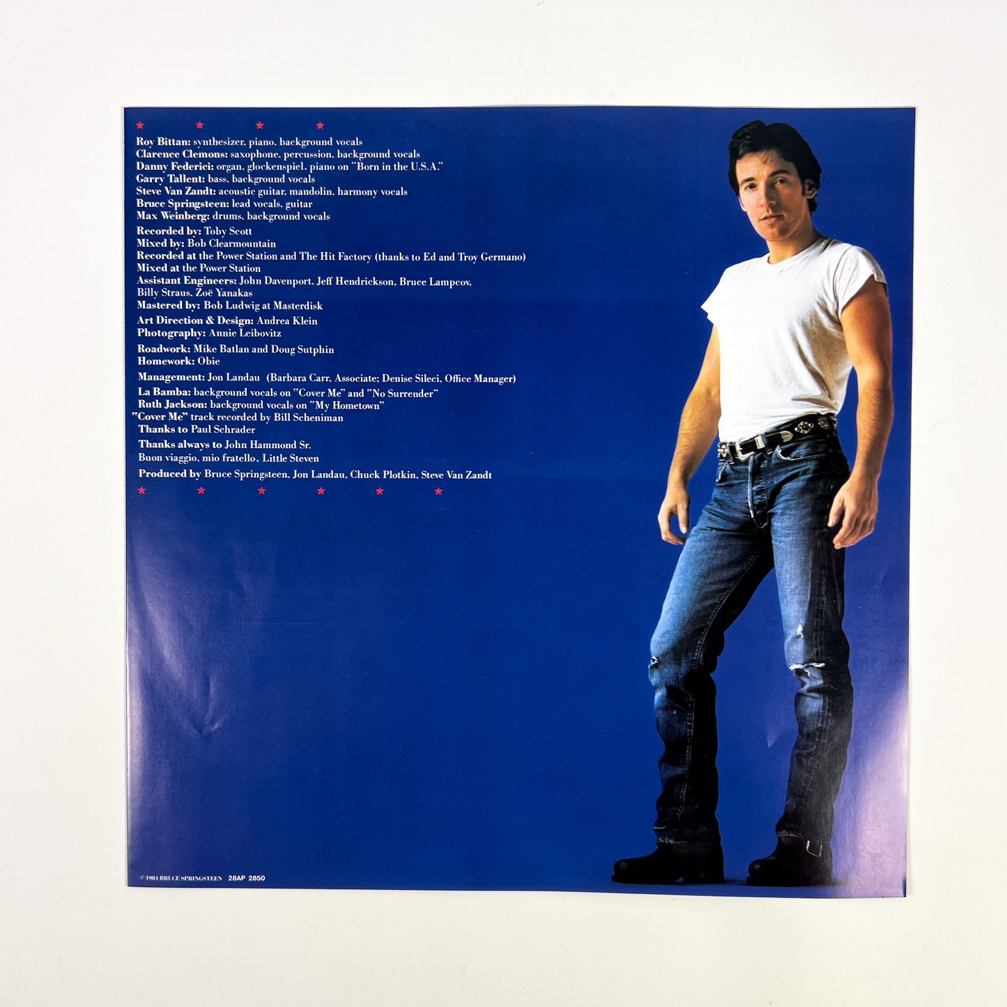 BRUCE SPRINGSTEEN – Born In The U.S.A. Prima Stampa Giapponese 28AP 2850 1984 OBI SHRINK PROMO