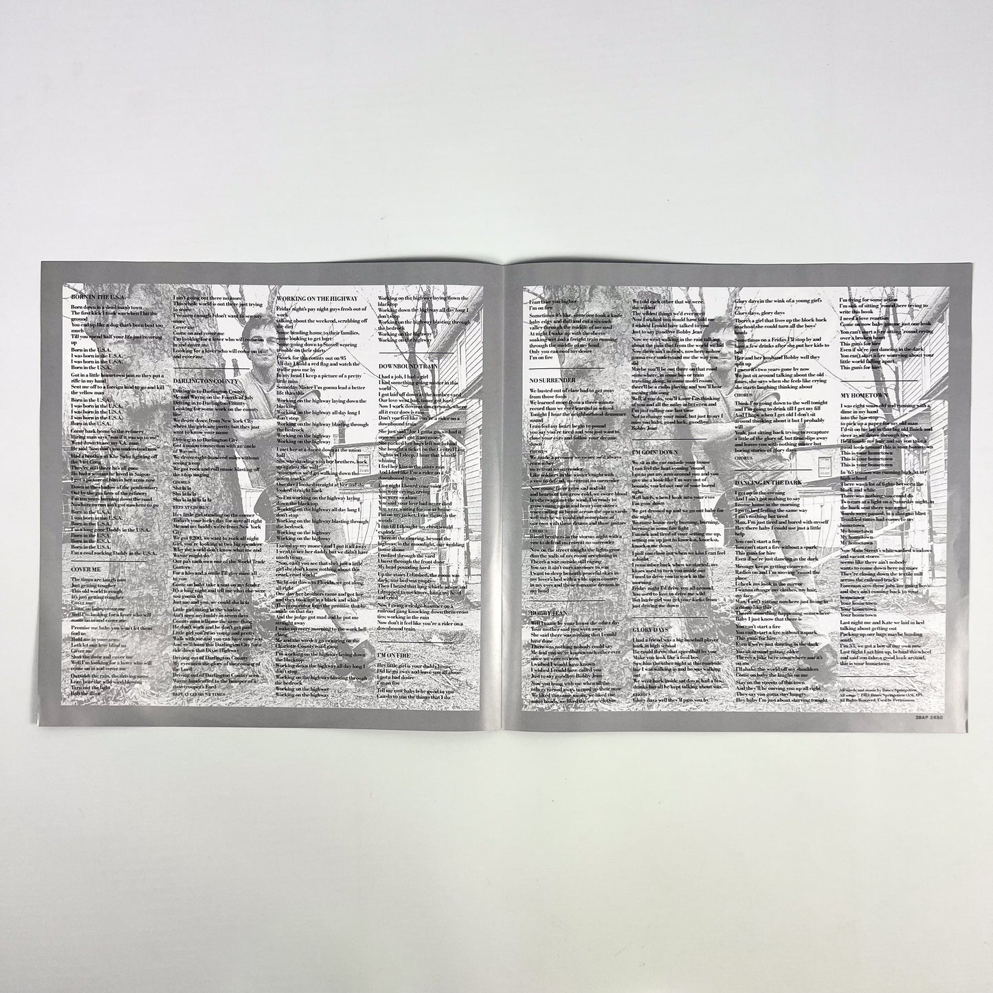 BRUCE SPRINGSTEEN – Born In The U.S.A. Prima Stampa Giapponese 28AP 2850 1984 OBI SHRINK PROMO
