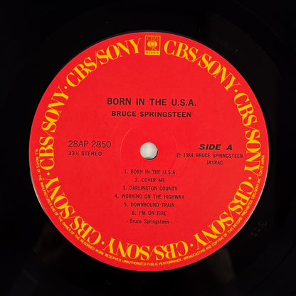 BRUCE SPRINGSTEEN – Born In The U.S.A. Prima Stampa Giapponese 28AP 2850 1984 OBI SHRINK PROMO