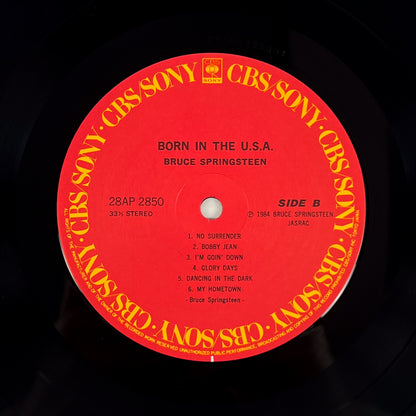 BRUCE SPRINGSTEEN – Born In The U.S.A. Prima Stampa Giapponese 28AP 2850 1984 OBI SHRINK PROMO