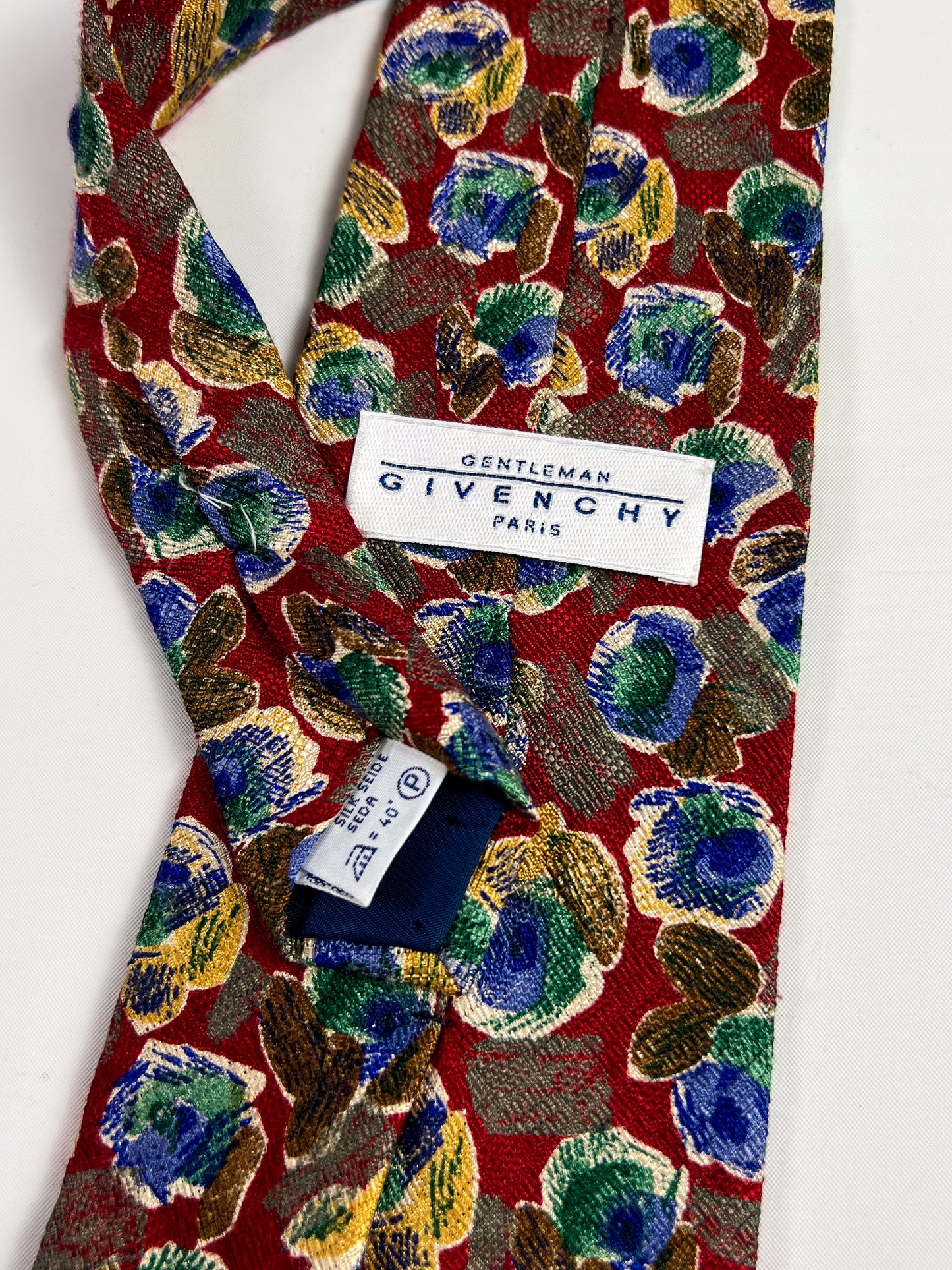 Cravatta vintage Givenchy floreale