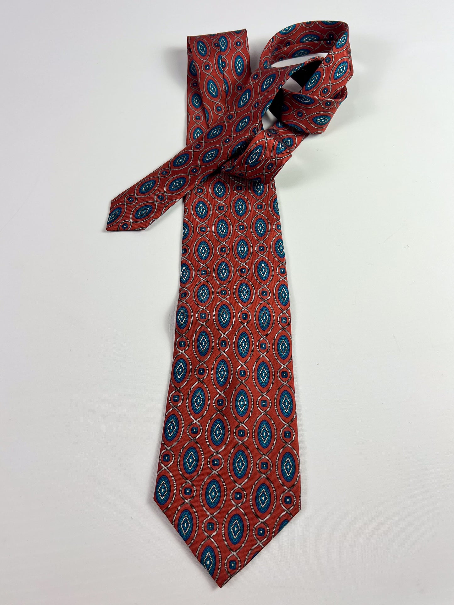 Cravatta vintage Lanvin geometrica