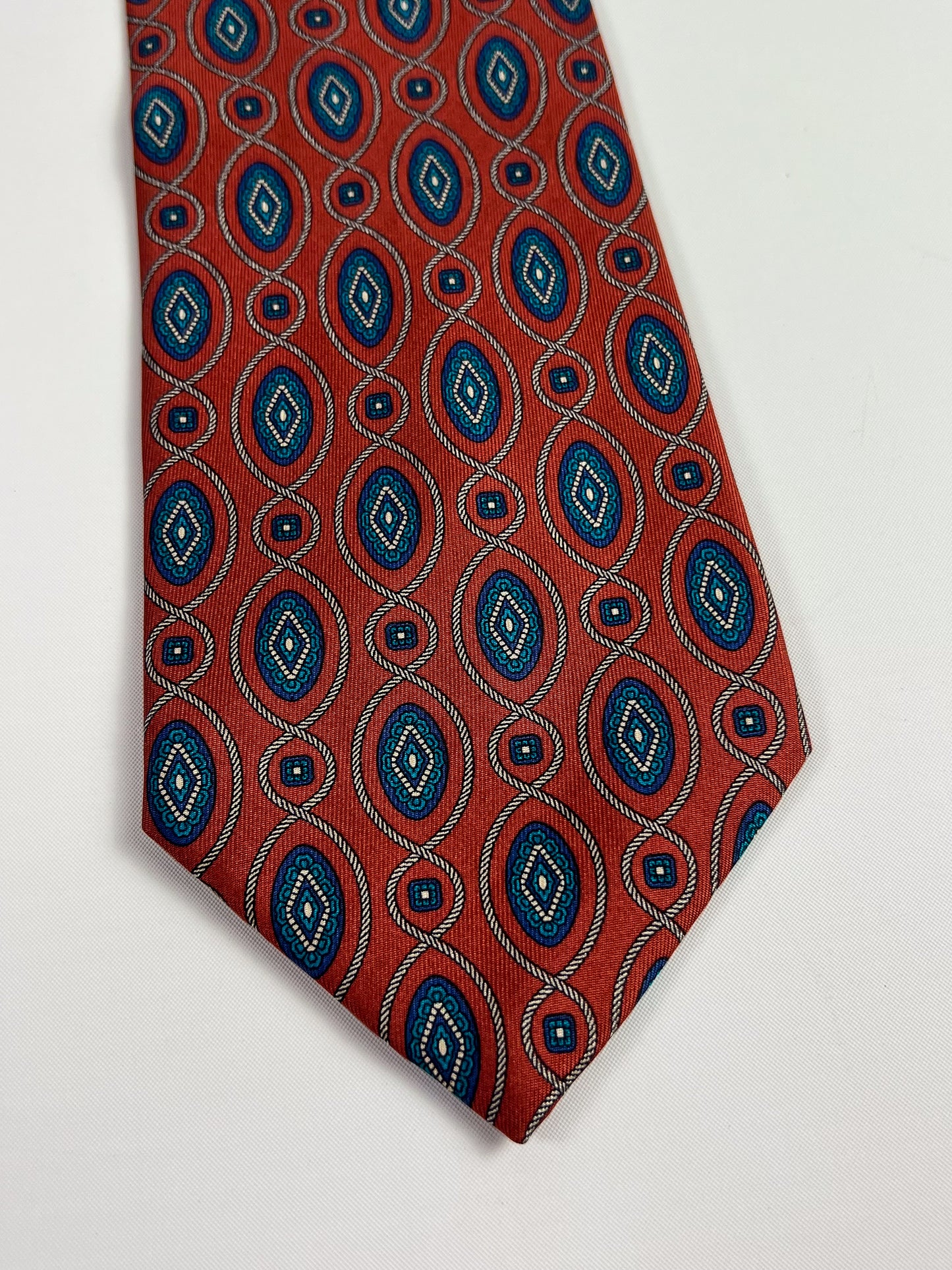 Cravatta vintage Lanvin geometrica