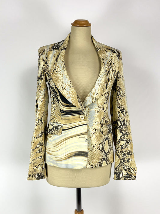 Blazer Just Cavalli Snake Print Y2K