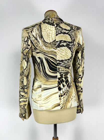 Blazer Just Cavalli Snake Print Y2K