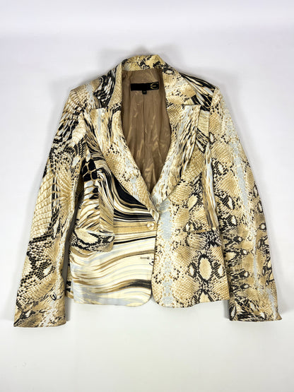 Blazer Just Cavalli Snake Print Y2K