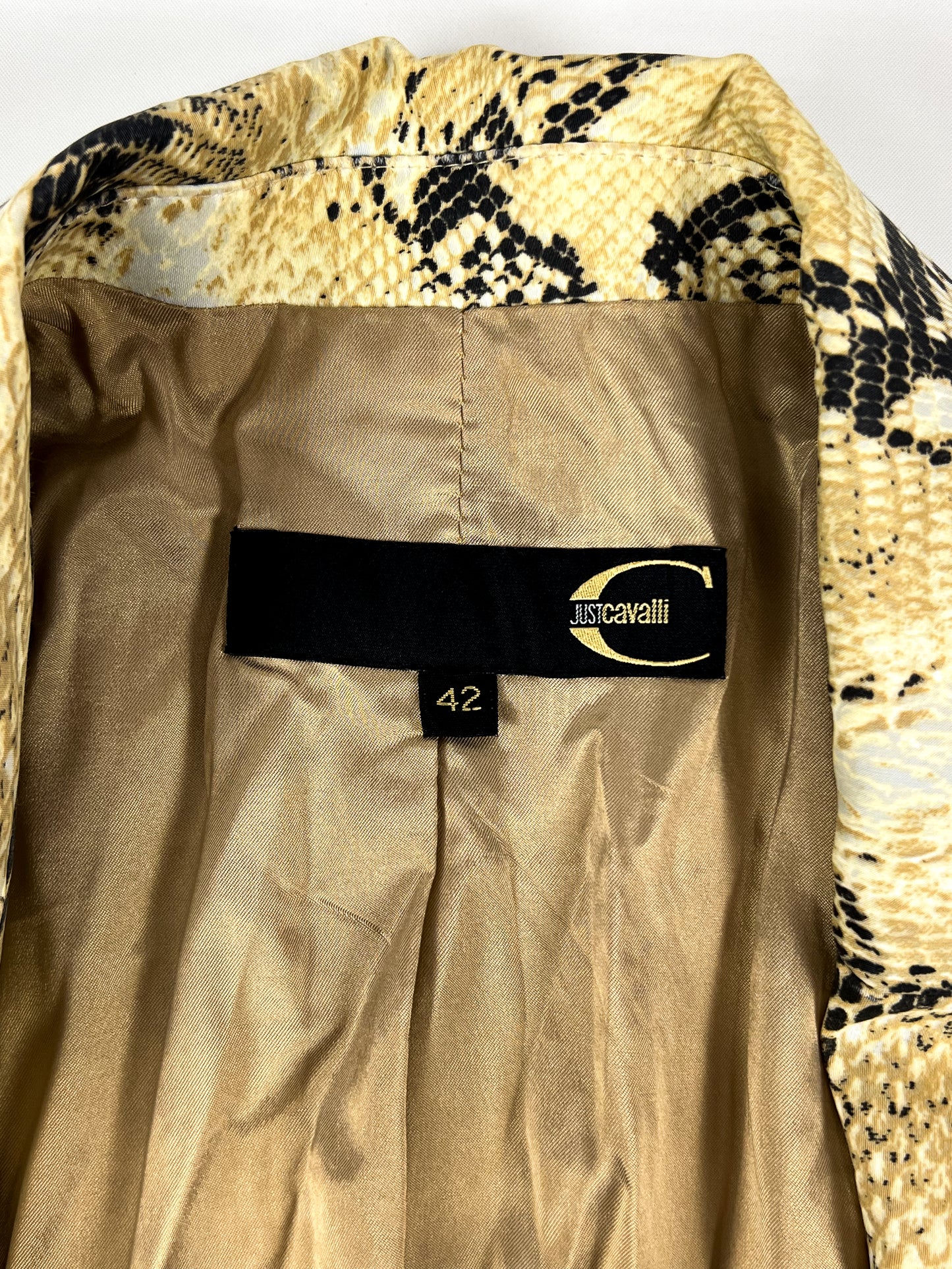 Blazer Just Cavalli Snake Print Y2K
