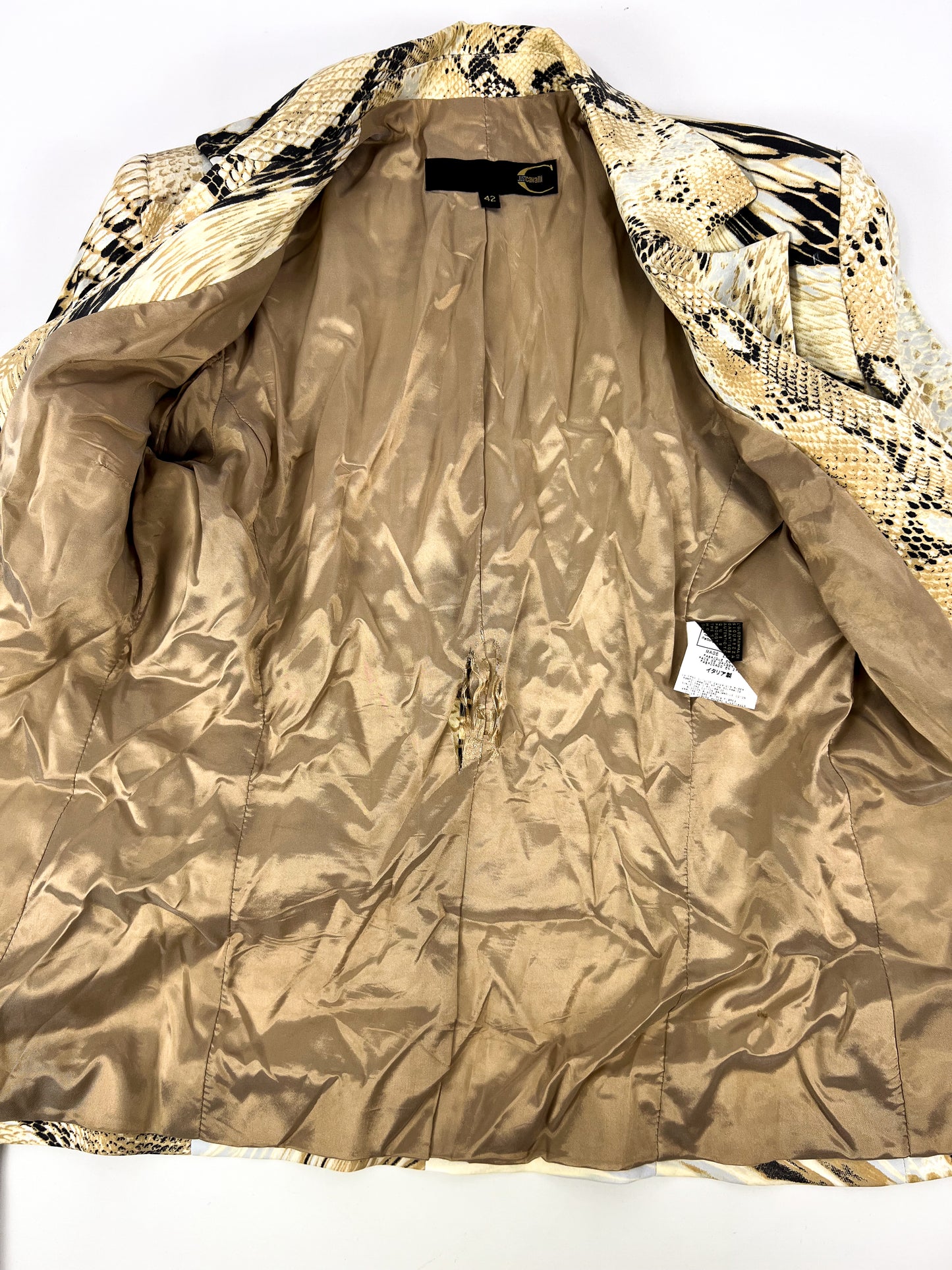 Blazer Just Cavalli Snake Print Y2K