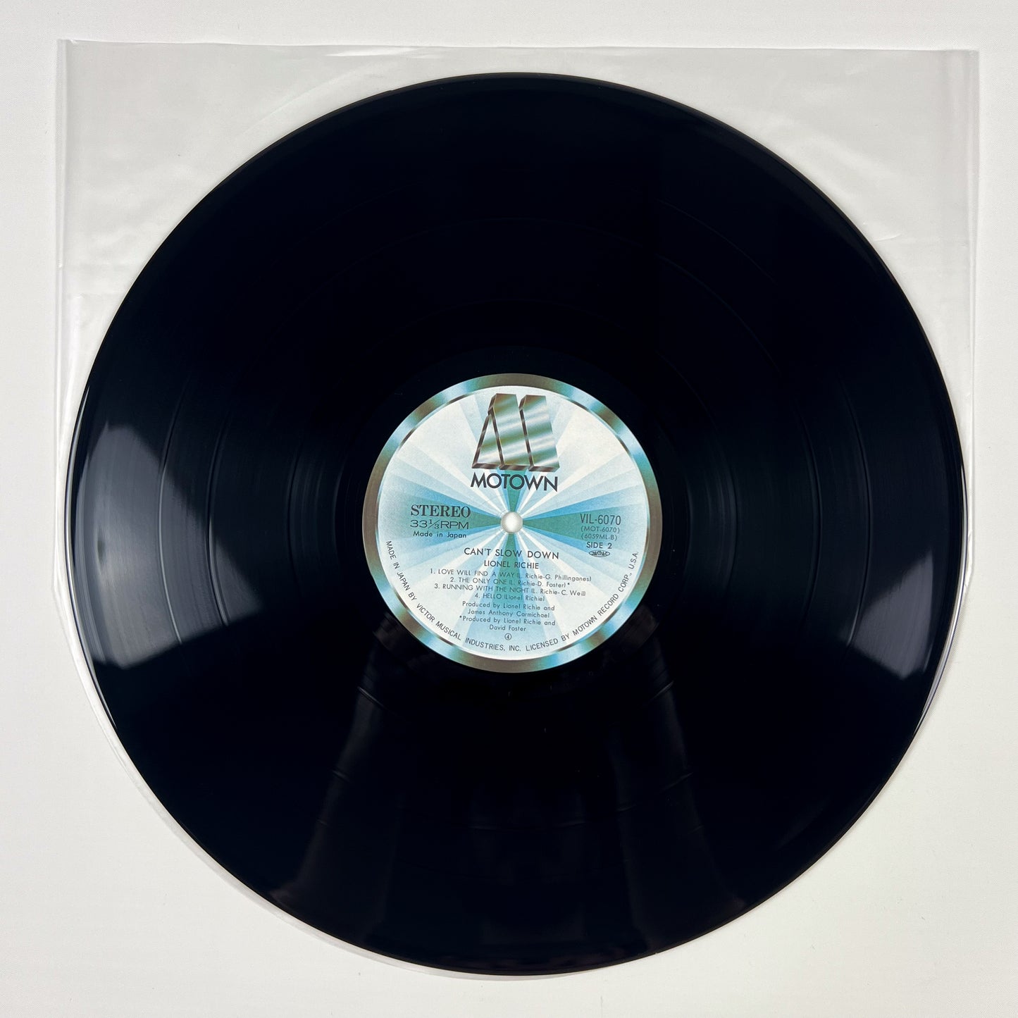 LIONEL RICHIE – Can’t Slow Down Prima Stampa Giapponese VIL-6070 1983 OBI