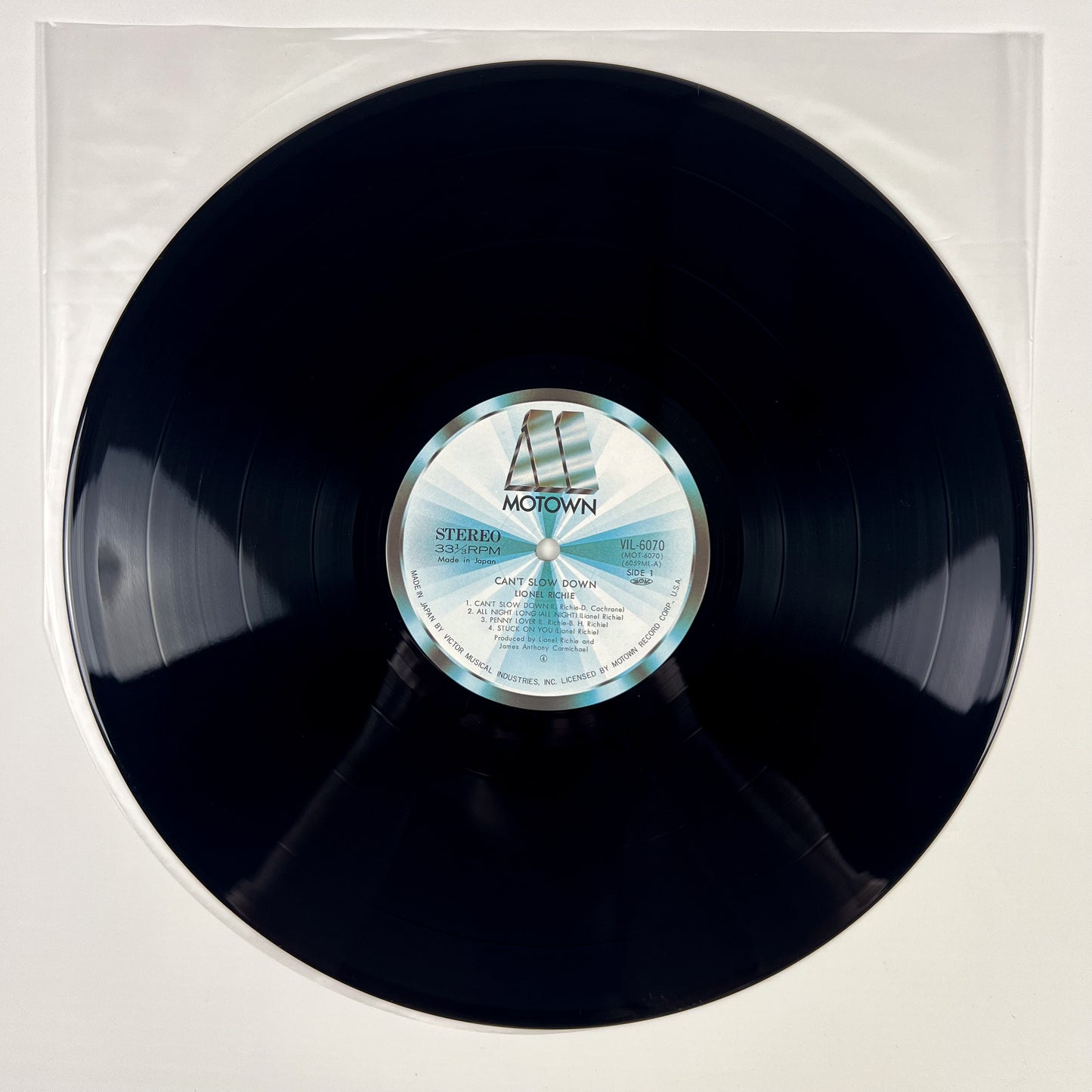 LIONEL RICHIE – Can’t Slow Down Prima Stampa Giapponese VIL-6070 1983 OBI