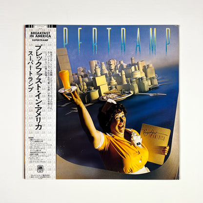 SUPERTRAMP – Breakfast In America Prima Stampa Giapponese AMP-6034 1979 OBI BIANCO
