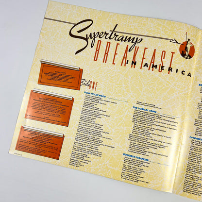 SUPERTRAMP – Breakfast In America Prima Stampa Giapponese AMP-6034 1979 OBI