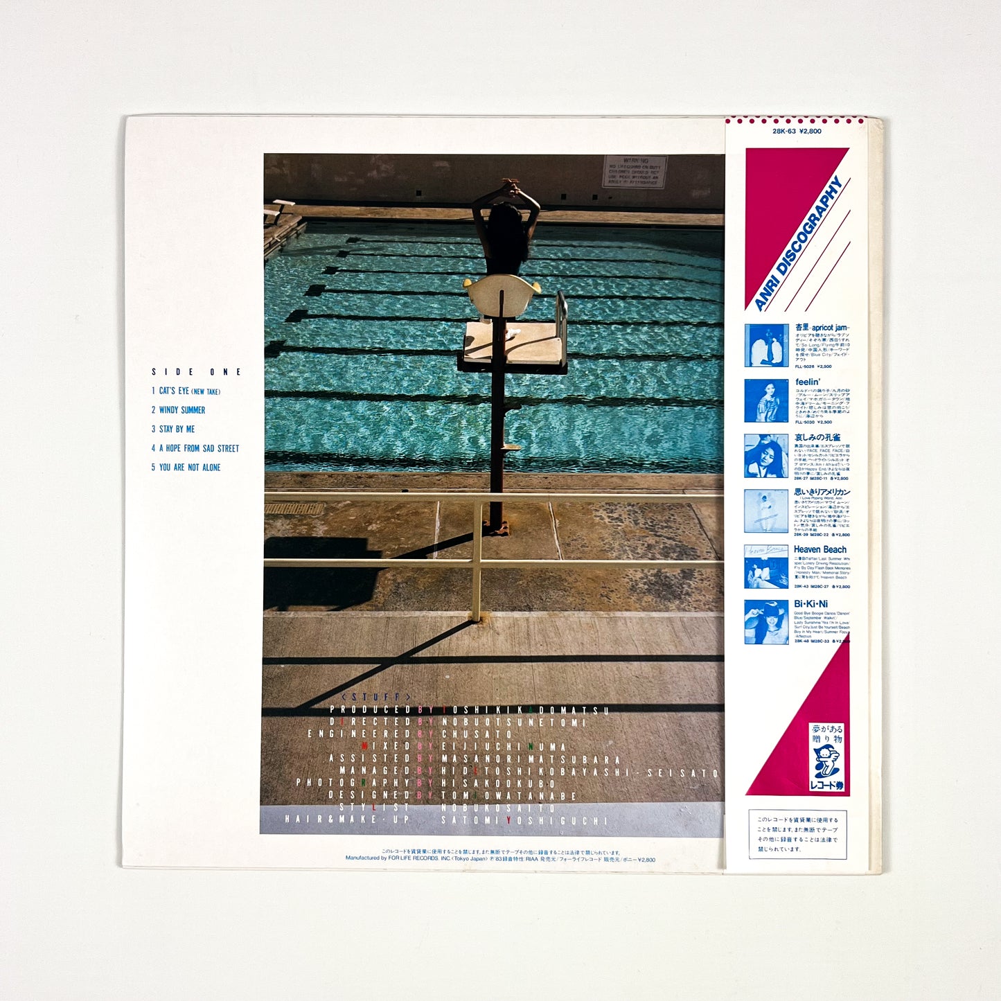 ANRI – Timely!! Prima Stampa Giapponese 28K-63 1983 OBI
