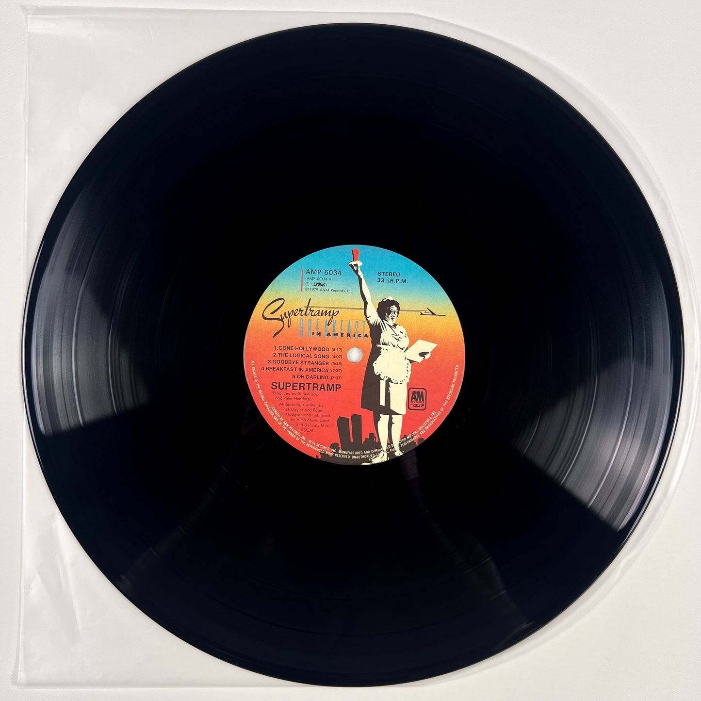 SUPERTRAMP – Breakfast In America Prima Stampa Giapponese AMP-6034 1979 OBI