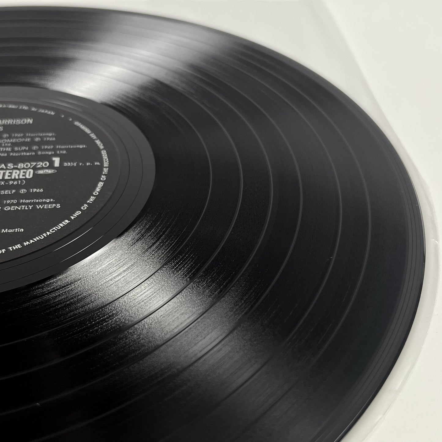 GEORGE HARRISON – The Best Of George Harrison Prima Stampa Giapponese EAS-80720 1977 OBI
