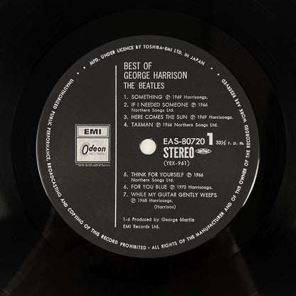 GEORGE HARRISON – The Best Of George Harrison Prima Stampa Giapponese EAS-80720 1977 OBI