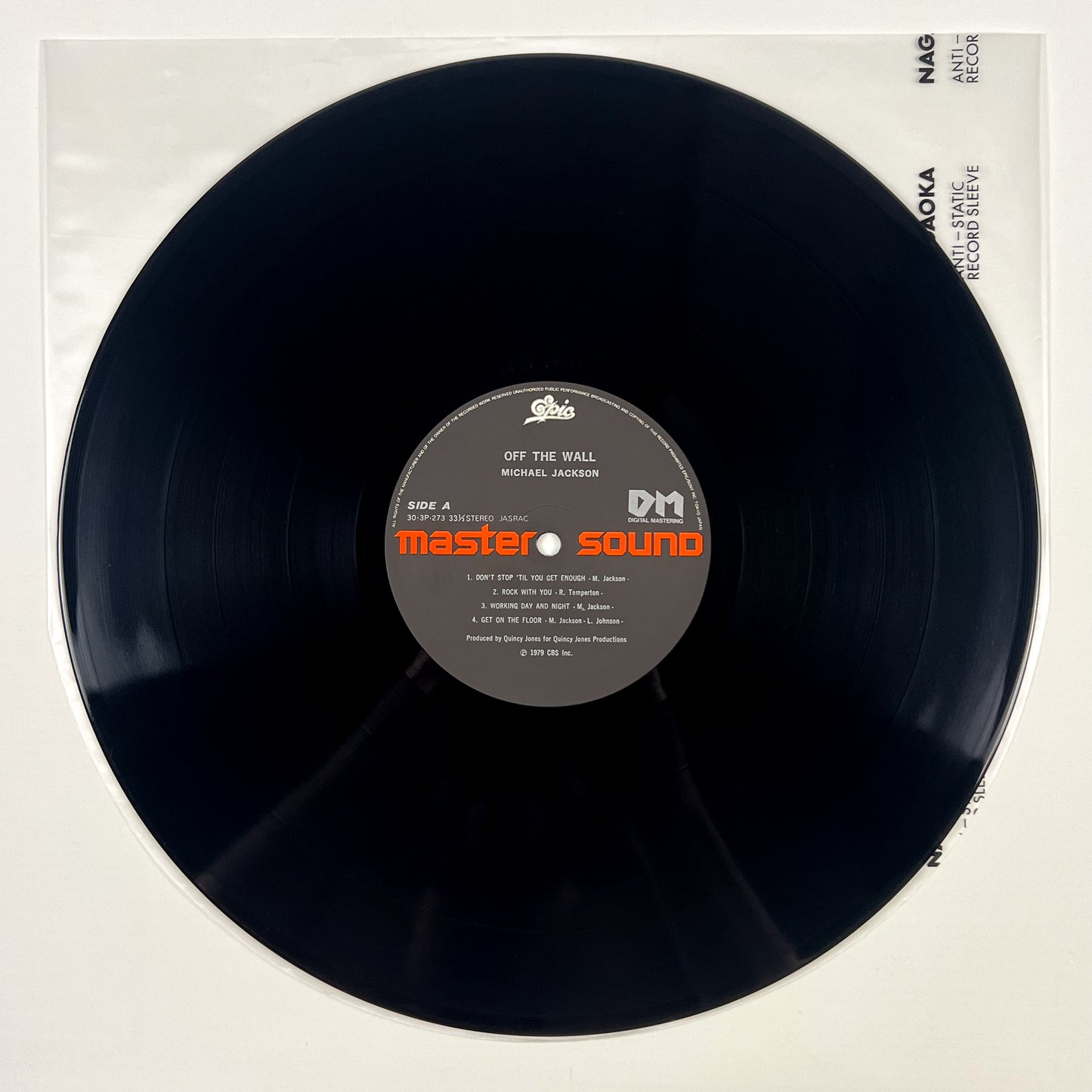 MICHAEL JACKSON – Off The Wall Edizione Giapponese Master Sound 30·3P-273 1979 OBI SHRINK