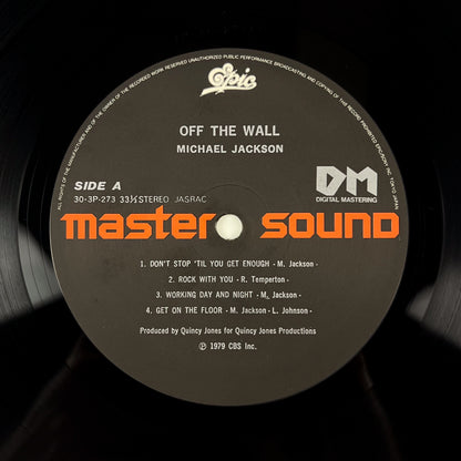 MICHAEL JACKSON – Off The Wall Edizione Giapponese Master Sound 30·3P-273 1979 OBI SHRINK