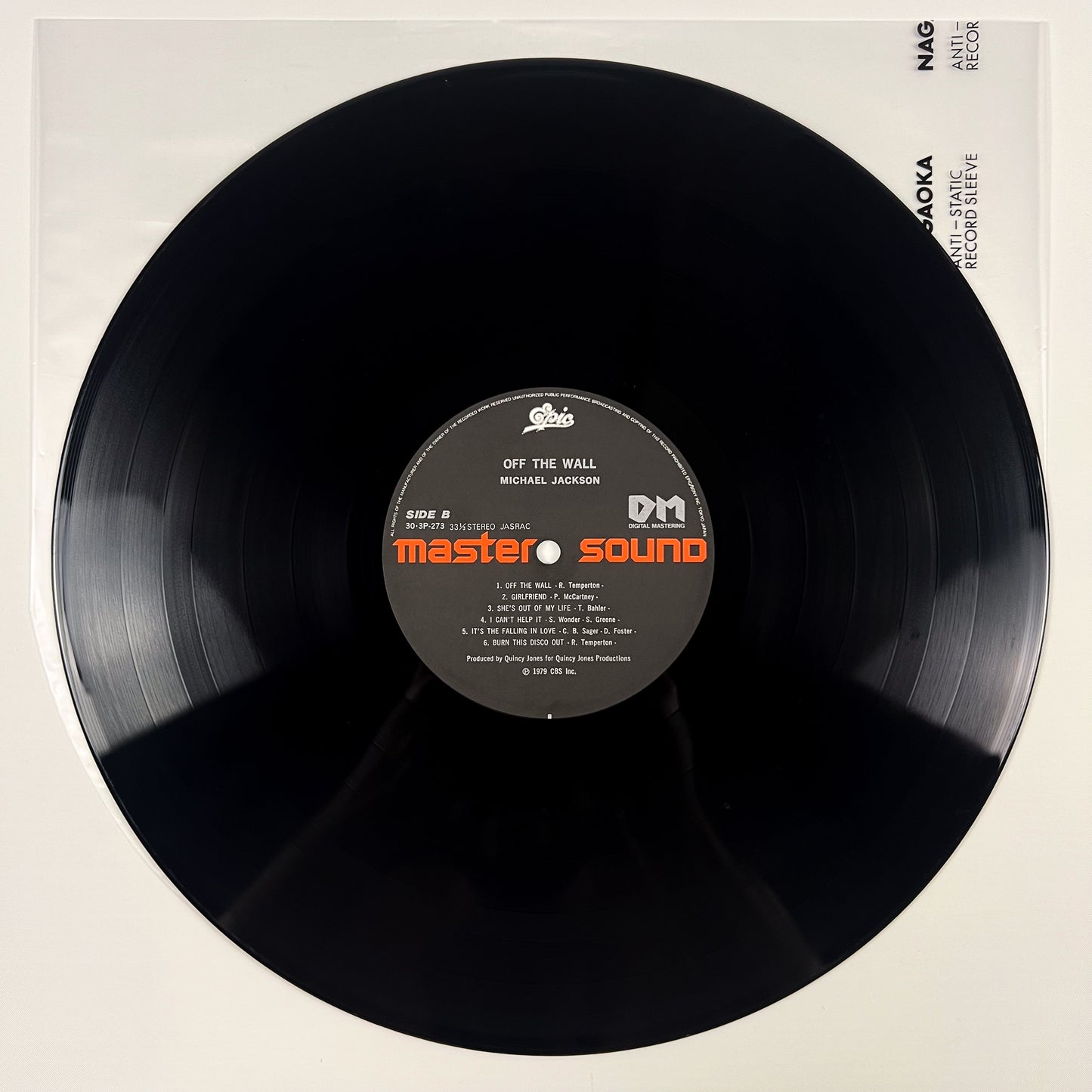 MICHAEL JACKSON – Off The Wall Edizione Giapponese Master Sound 30·3P-273 1979 OBI SHRINK