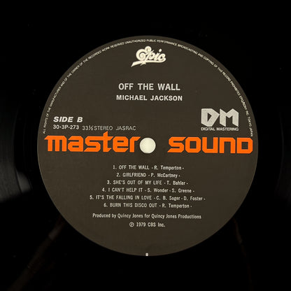 MICHAEL JACKSON – Off The Wall Edizione Giapponese Master Sound 30·3P-273 1979 OBI SHRINK