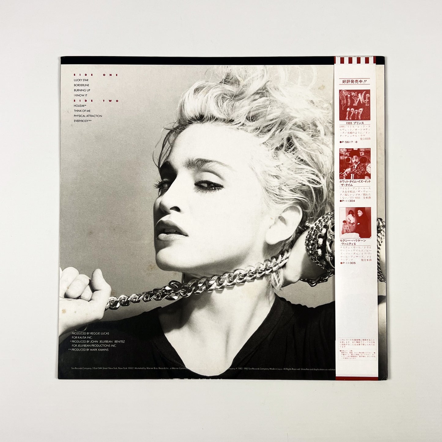 MADONNA - Burning Up (バーニング・アップ) First Japanese Pressing P-11394 1983 OBI