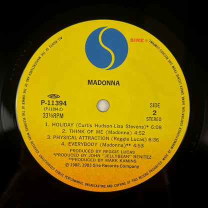 MADONNA - Burning Up (バーニング・アップ) First Japanese Pressing P-11394 1983 OBI